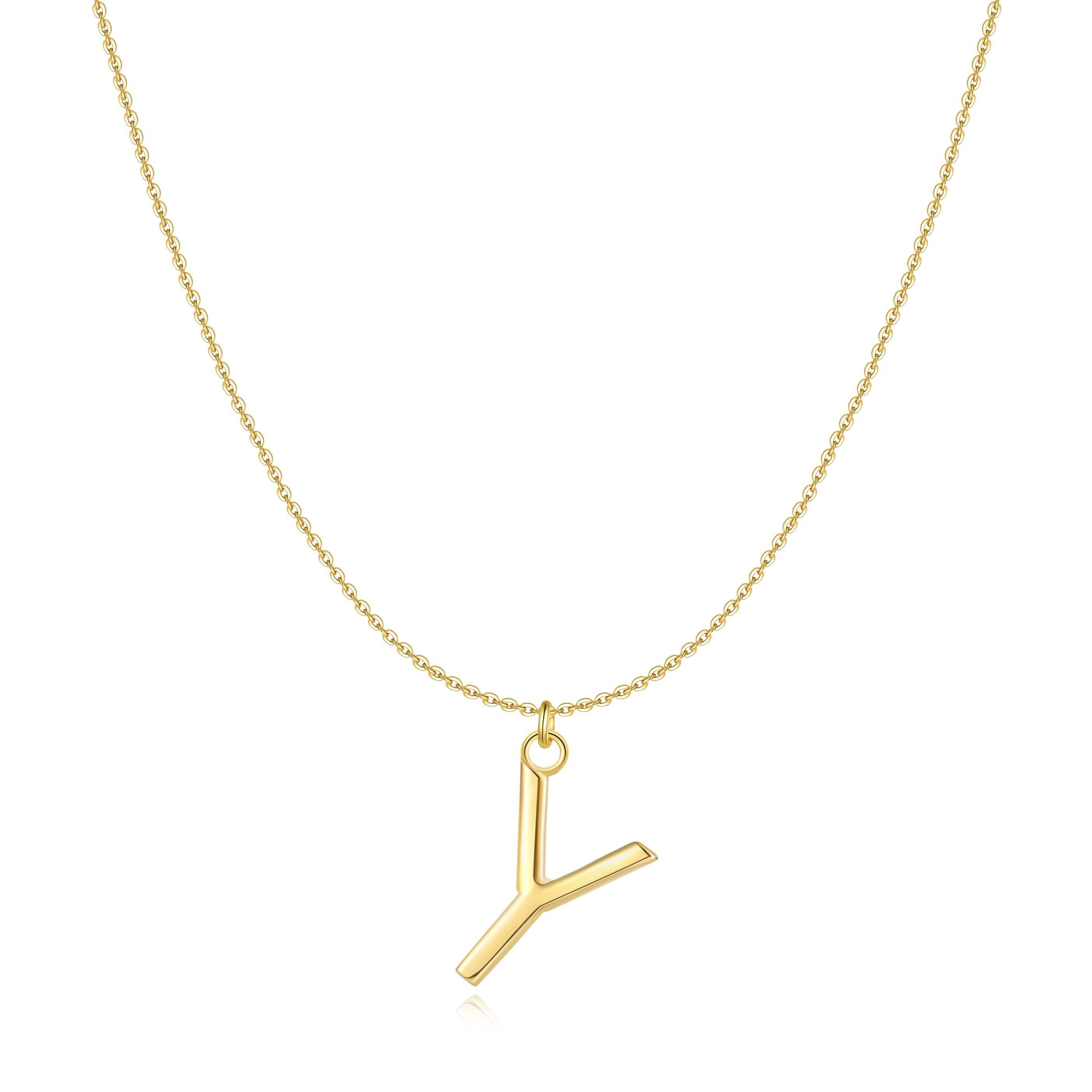 Collier "Lettre" ~ Argent Sterling