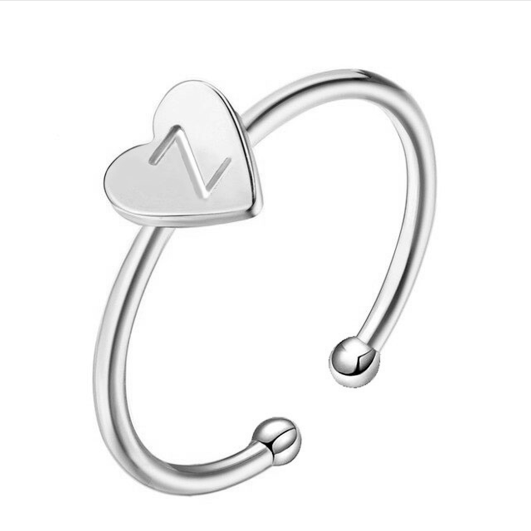 Bague "Initiale" ~ Or / Rose / Argent