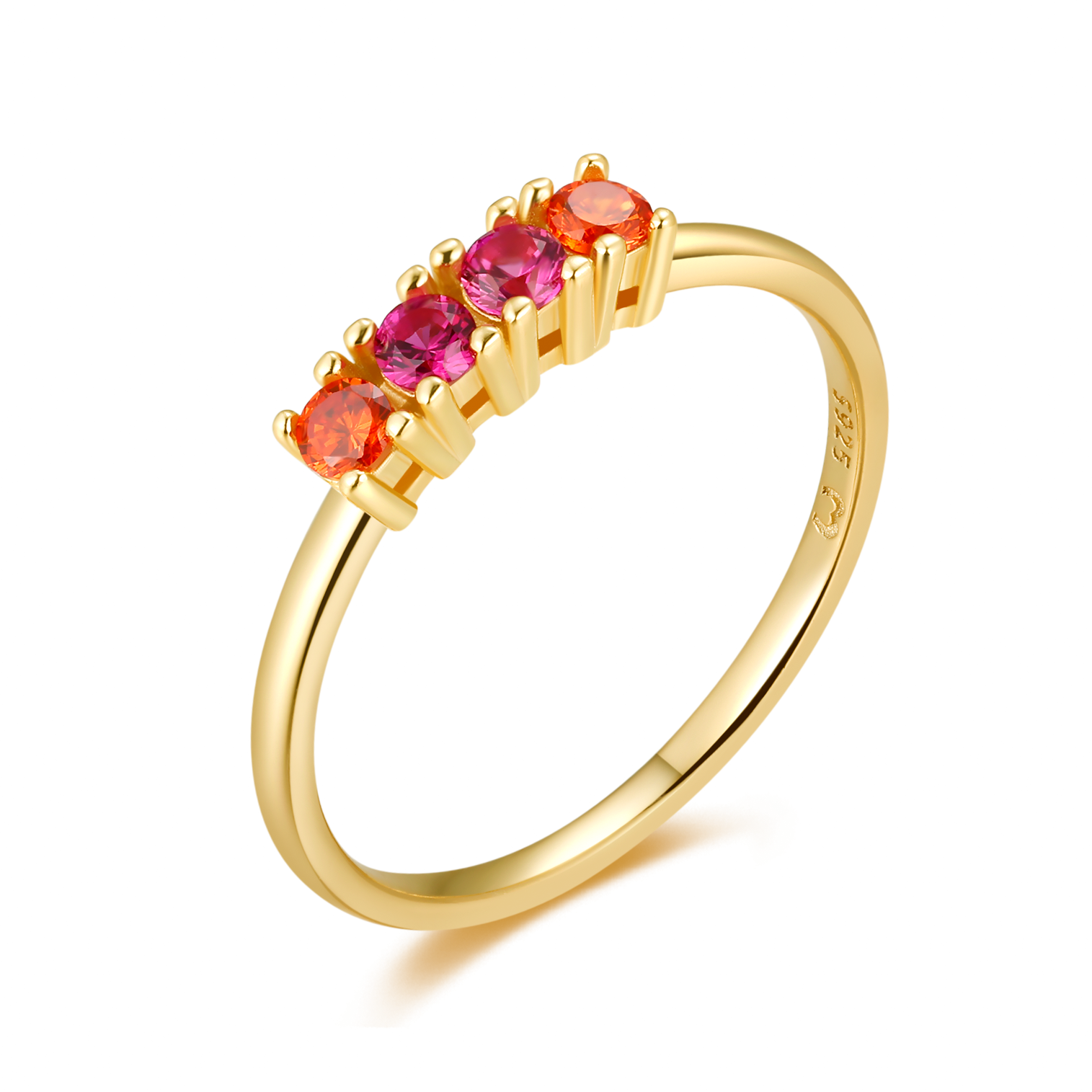 Bague "Incendie" ~ Argent Sterling