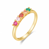Bague "Color Bunch" ~ Argent Sterling