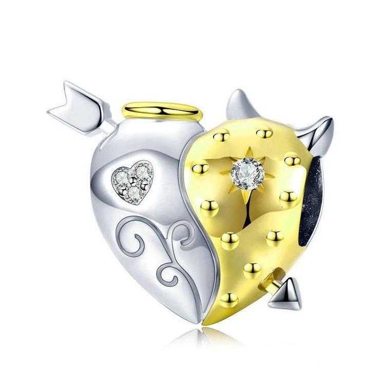 Perle "Ange et Démon" ~ Argent Sterling