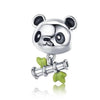 Perle "Bamboo Bear" ~ Argent Sterling