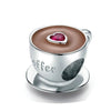 Perle "Coffee Cup" ~ Argent Sterling