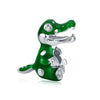 Perle "Crocodile" ~ Argent Sterling