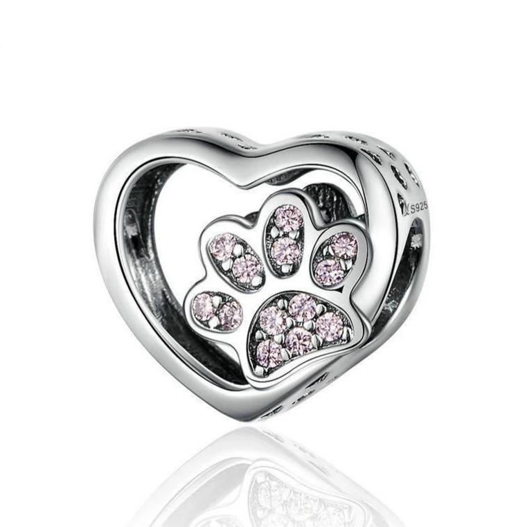 Perle "Dog Lover" ~ Argent Sterling