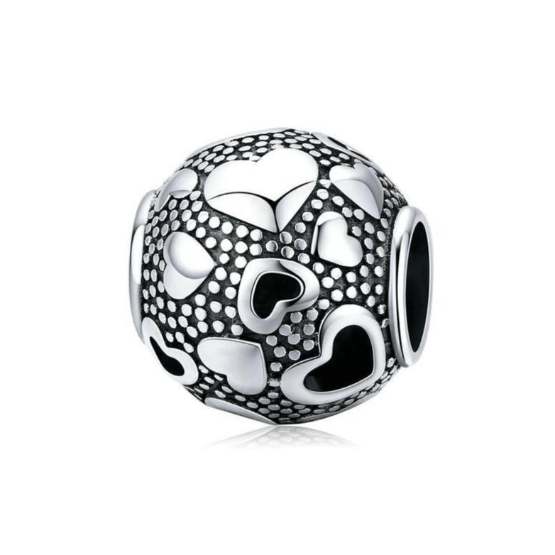 Perle "Cœur Doux" ~ Argent Sterling