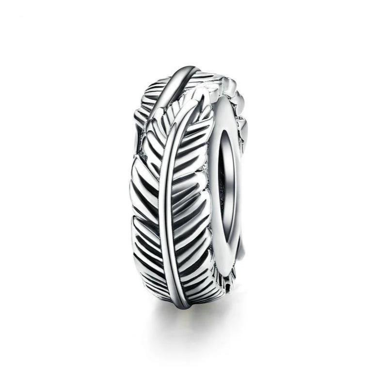 Perle "Plume" ~ Argent Sterling