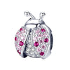 Perle "Coccinelle" ~ Argent Sterling