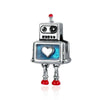 Perle "Cœur de Robot" ~ Argent Sterling