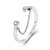 Bague "Petite Chaîne" ~ Argent Sterling