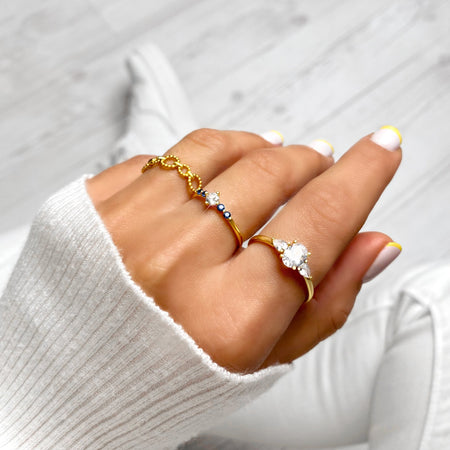 Bague "Lignée" ~ Argent Sterling
