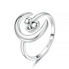 Bague "Chat Lune" ~ Argent Sterling
