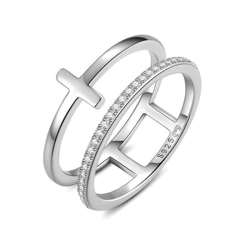 Bague "Céleste" ~ Argent Sterling