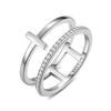 Bague "Céleste" ~ Argent Sterling
