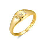 Charger l&#39;image dans la galerie, Bague &quot;Central Dot&quot; ~ Argent Sterling
