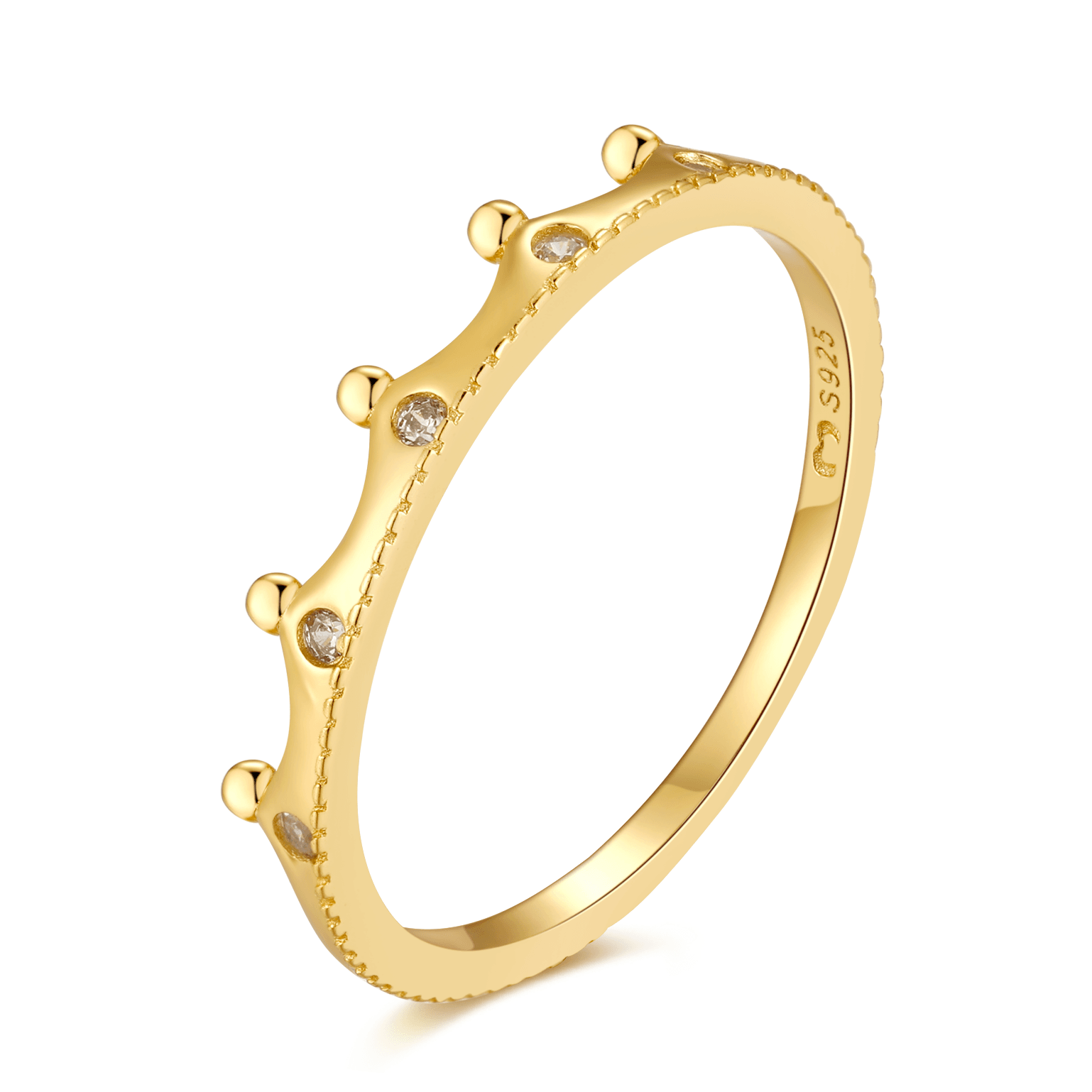 Bague "Petite Couronne" ~ Argent Sterling