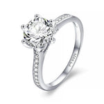 Charger l&#39;image dans la galerie, Bague &quot;Diamant&quot; ~ Argent Sterling
