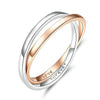 Bague "Double Cercle" ~ Argent Sterling