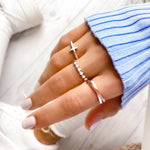 Charger l&#39;image dans la galerie, Bague &quot;Double Cercle&quot; ~ Argent Sterling
