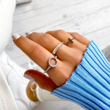 Bague "Fixture" ~ Argent Sterling