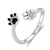 Bague "Traces" ~ Argent Sterling