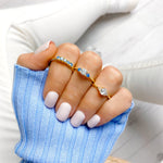 Charger l&#39;image dans la galerie, Bague &quot;Pierre Rock&quot; ~ Argent Sterling
