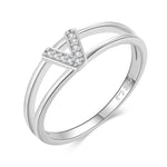 Charger l&#39;image dans la galerie, Bague &quot;Silver Initiale&quot; ~ Argent Sterling
