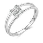 Charger l&#39;image dans la galerie, Bague &quot;Silver Initiale&quot; ~ Argent Sterling
