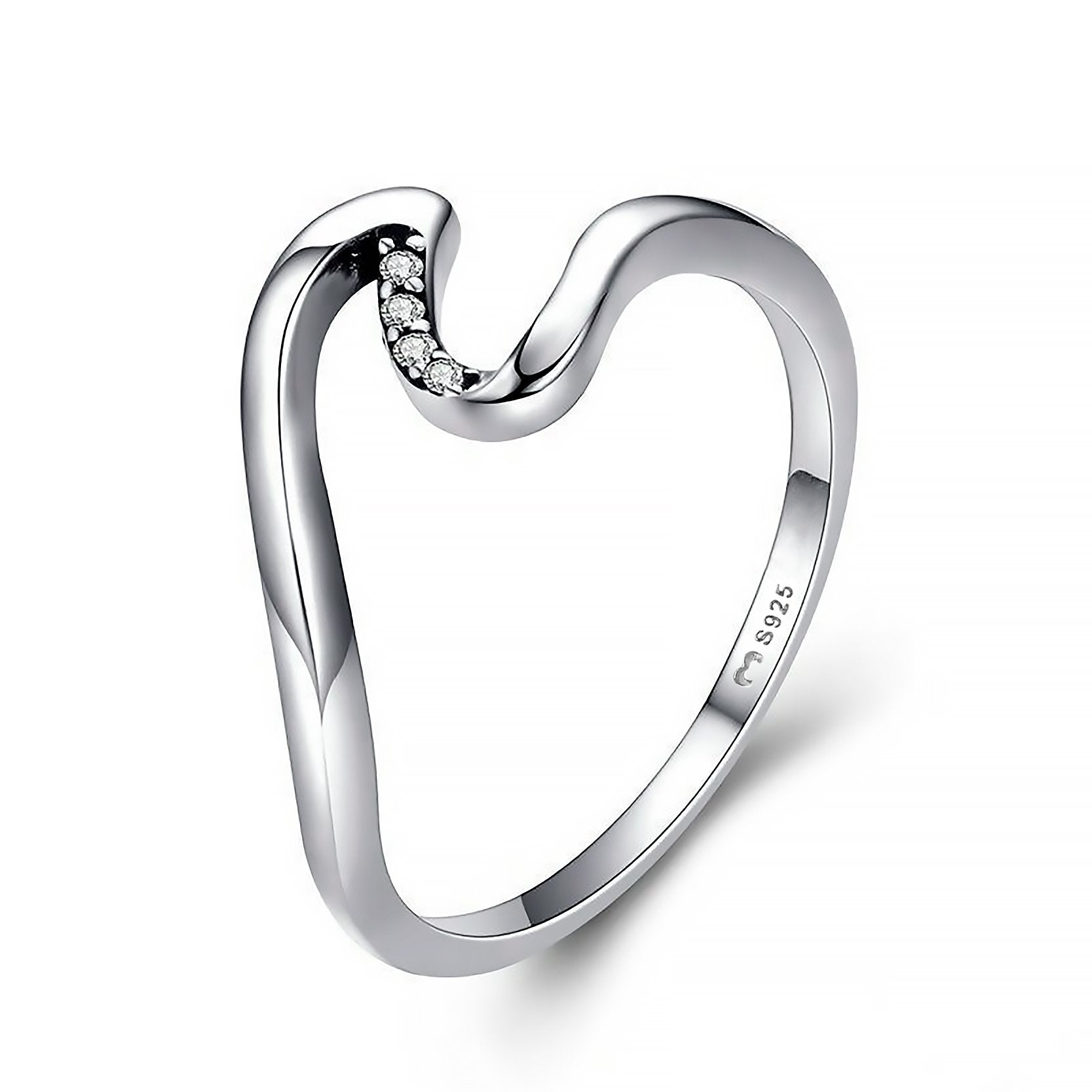 Bague "Vague de Lahar" ~ Argent Sterling