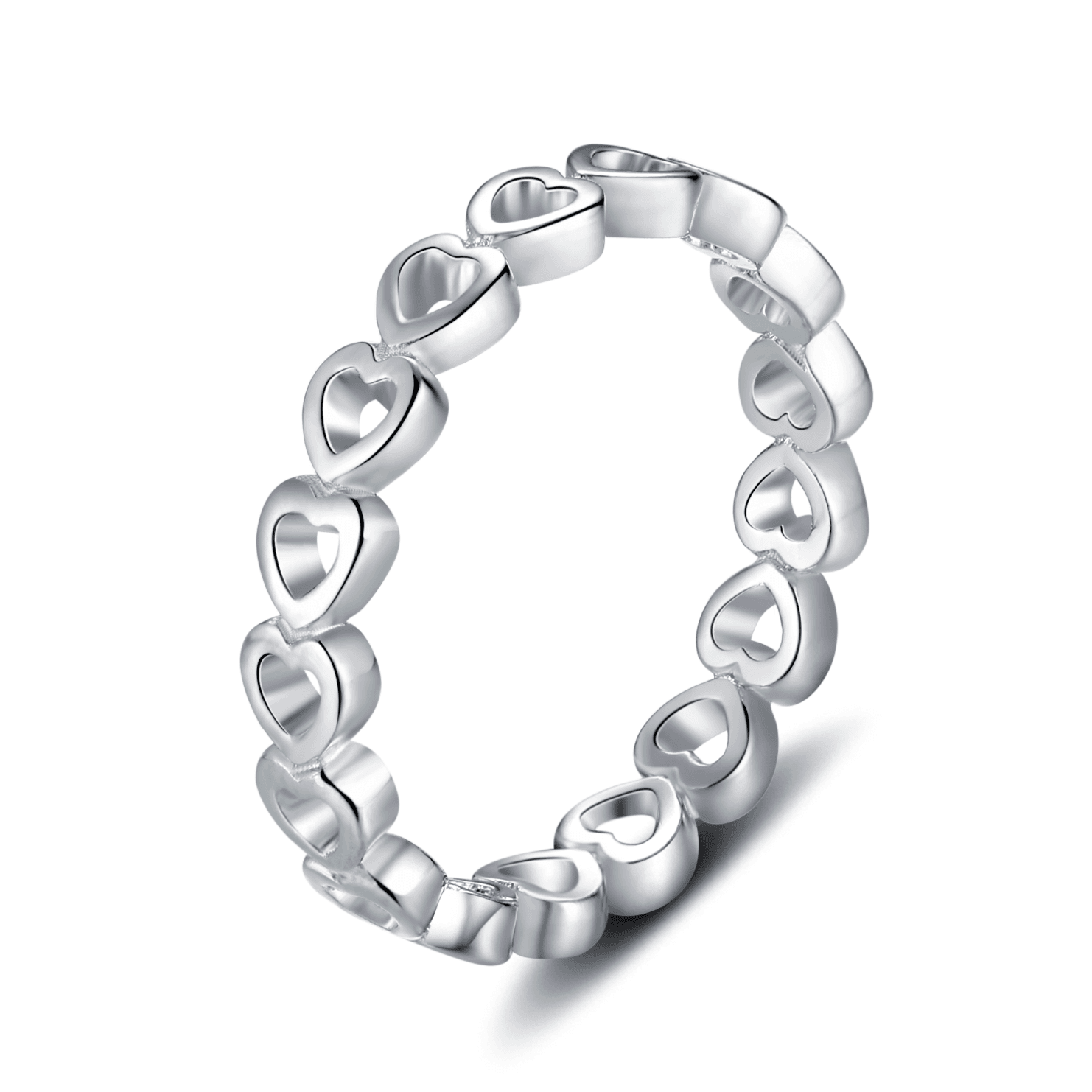 Bague "Amour Ouvert" ~ Argent Sterling