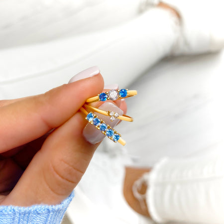 Bague "Pacifique" ~ Argent Sterling