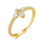 Charger l&#39;image dans la galerie, Bague &quot;Pétales&quot; ~ Argent Sterling

