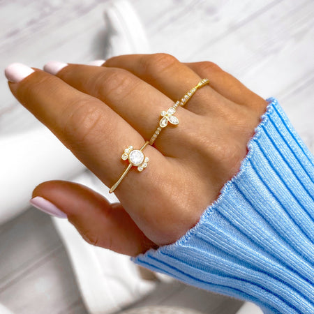 Bague "Croisé" ~ Argent Sterling