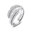 Bague "Plumes" ~ Argent Sterling