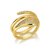 Bague "Serpent Doré" ~ Argent Sterling