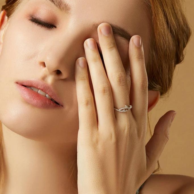 Bague "Shiny Branch" ~ Argent Sterling