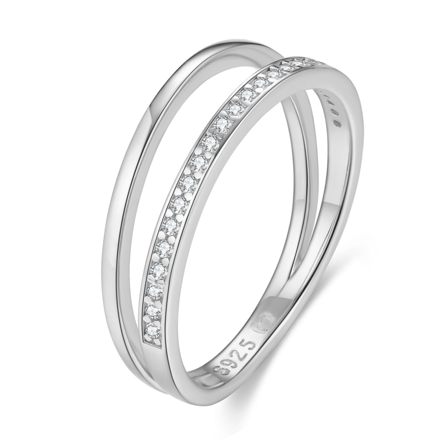 Bague "Slide" ~ Argent Sterling