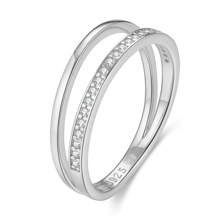 Bague "Slide" ~ Argent Sterling