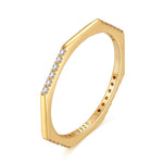 Charger l&#39;image dans la galerie, Bague &quot;Strip&quot; ~ Argent Sterling
