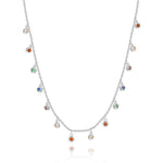 Charger l&#39;image dans la galerie, Collier &quot;Arc-en-ciel&quot; ~ Or / Argent / Rose
