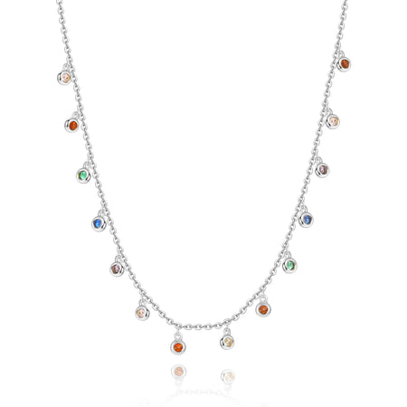 Collier "Arc-en-ciel" ~ Or / Argent / Rose
