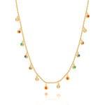 Charger l&#39;image dans la galerie, Collier &quot;Arc-en-ciel&quot; ~ Or / Argent / Rose
