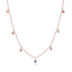 Charger l&#39;image dans la galerie, Collier &quot;Petits Brillants&quot; ~ Or / Rose / Argent
