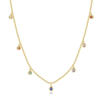 Charger l&#39;image dans la galerie, Collier &quot;Petits Brillants&quot; ~ Or / Rose / Argent
