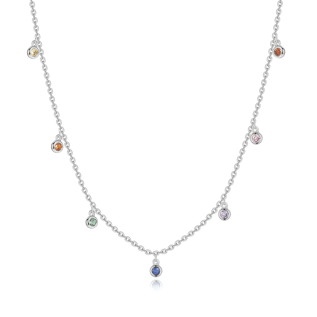 Collier "Petits Brillants" ~ Or / Rose / Argent