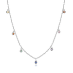 Charger l&#39;image dans la galerie, Collier &quot;Petits Brillants&quot; ~ Or / Rose / Argent
