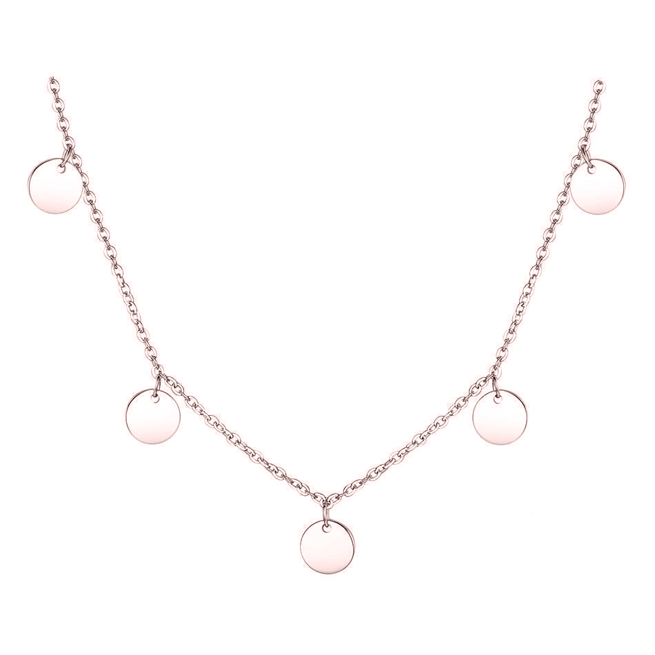 Collier "Petits Cercles" ~ Or / Rose / Argent