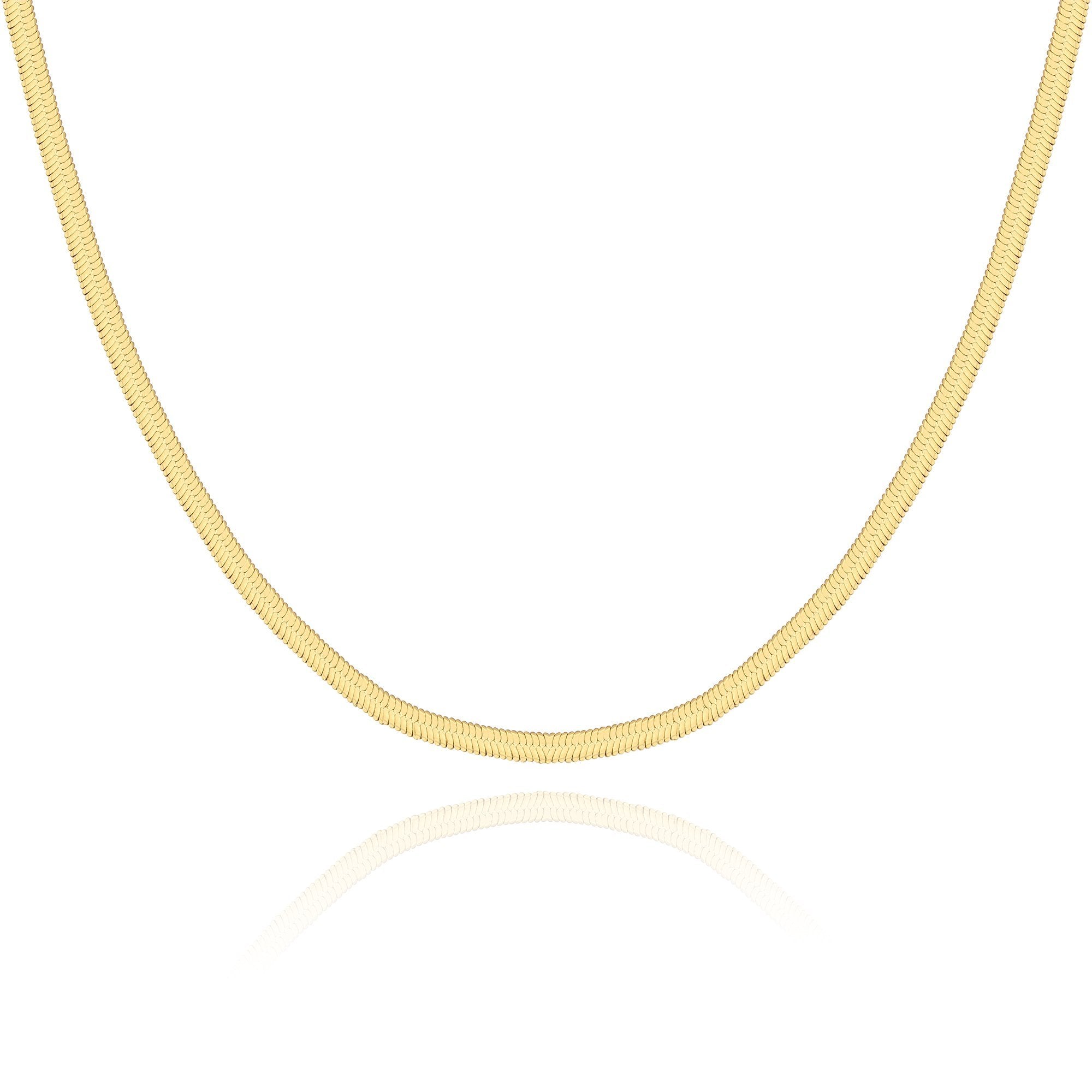 Collier "Cléopâtre 4MM" ~ Or / Argent