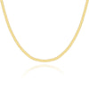 Collier "Cléopâtre 4MM" ~ Or / Argent