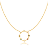 Collier "Color Circle" ~ Argent Sterling